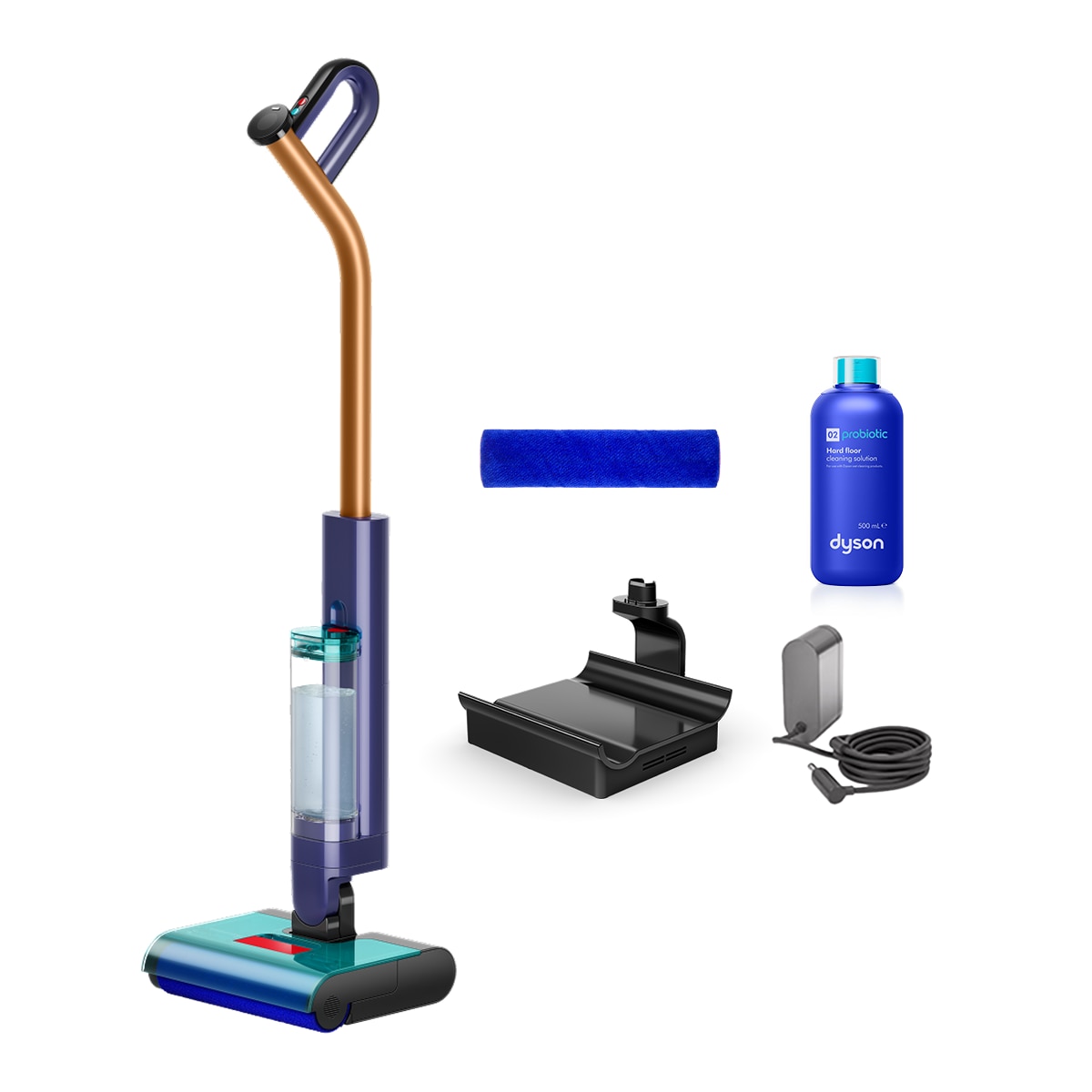 Aparat de curățare umedă Dyson Clean+Wash Hygiene 432030-01, acoperire pana la 350mp, functie de autocuratare, rezervor apa curata 0.75l, rezervor apa murdara 0.52l, 3 niveluri de