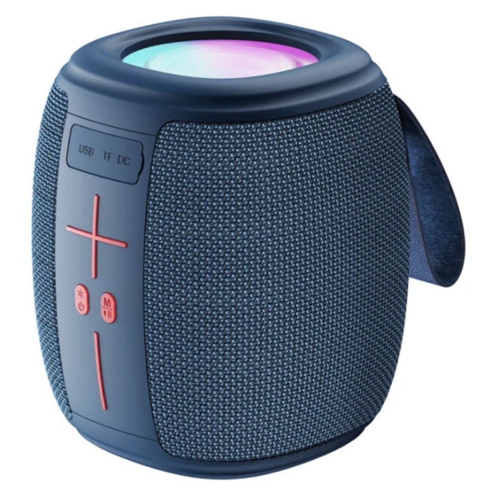 Boxa portabila KP 539 Wireless Bluetooth 500maH 5W Lumini LED