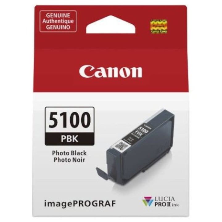 Canon PFI-5100 Photo Black tintapatron, 283452, Patron