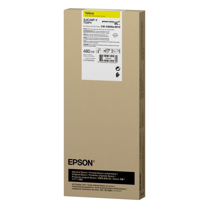 Epson T55P4 Yellow tintapatron, 279916, Patron