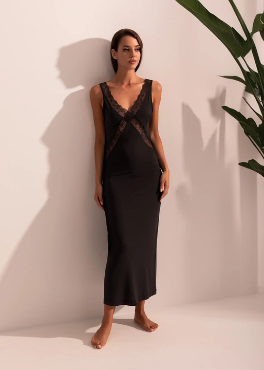 Camasa Noapte Alma Modal, Negru