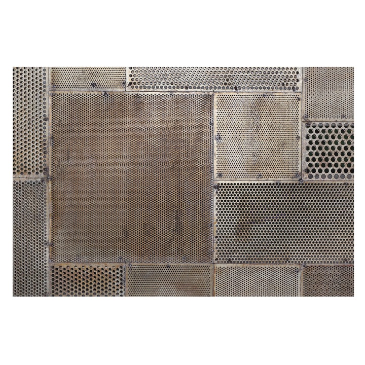 Dekor Tapéta, Tulup, Fémes minták, Szürke, 104 x 70 cm, Nem Szőtt, Erős Ragasztó, 010100060020000030919