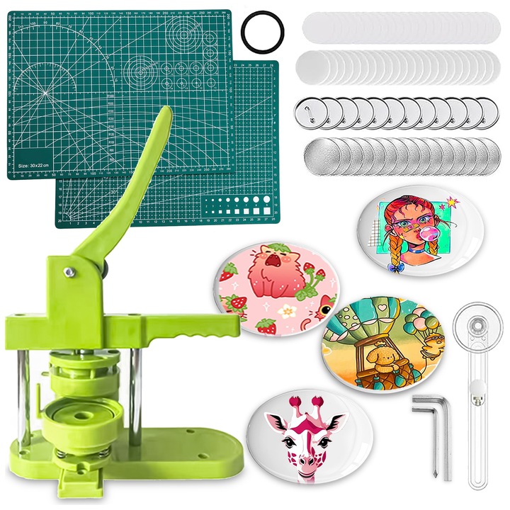 Kit jelvénykészítő gép, PIXEL, 100 db 25 mm-es tű, tartozékokkal, kompakt méret