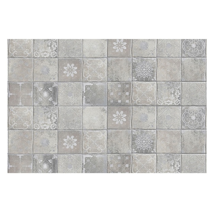 Tapet Vinilic Pentru Perete, Tulup, Modele subtile, Gri, 104 x 70 cm, Pentru Bucatarie, Cu Model, 010100060020000282523