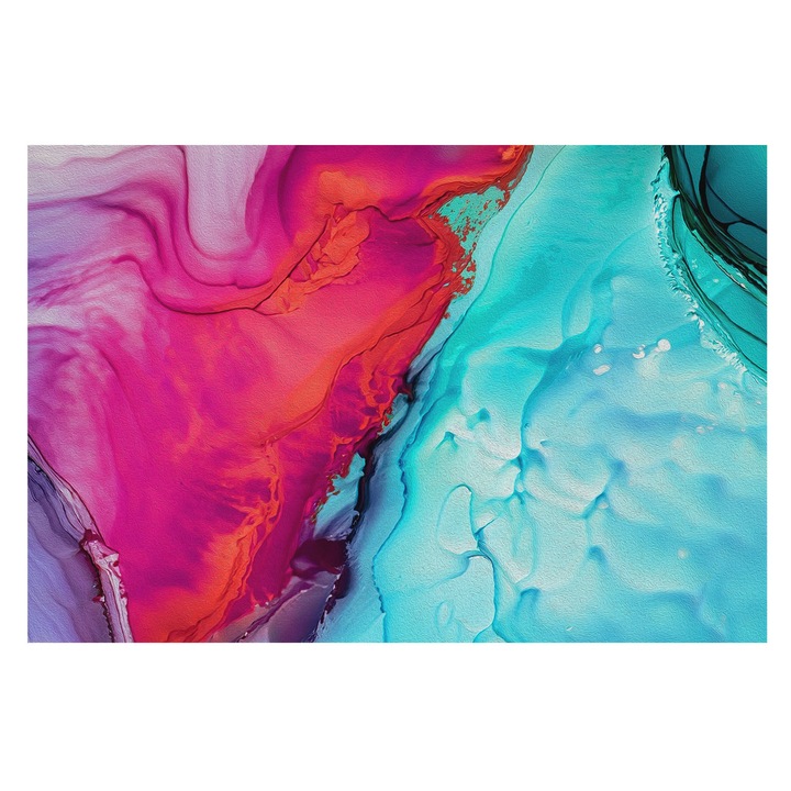 Tapet de Perete, Tulup, Val colorat, Violet, 104 x 70 cm, Pentru Dormitor, Adeziv Puternic, 010100060020000282566