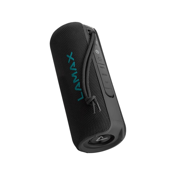 Boxa Bluetooth Lamax, LightNote1, 30W, 3,5mm jack, USB, RGB, negru
