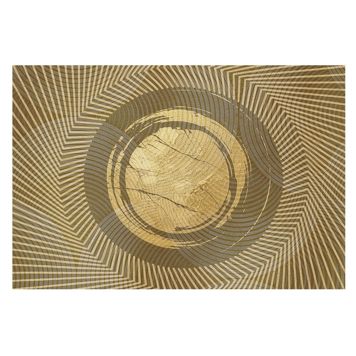 Tapéta Falra, Tulup, Sugárzó vonalak, Bézs, 104 x 70 cm, Vlies, Élénk Színek, 010100060020000285140