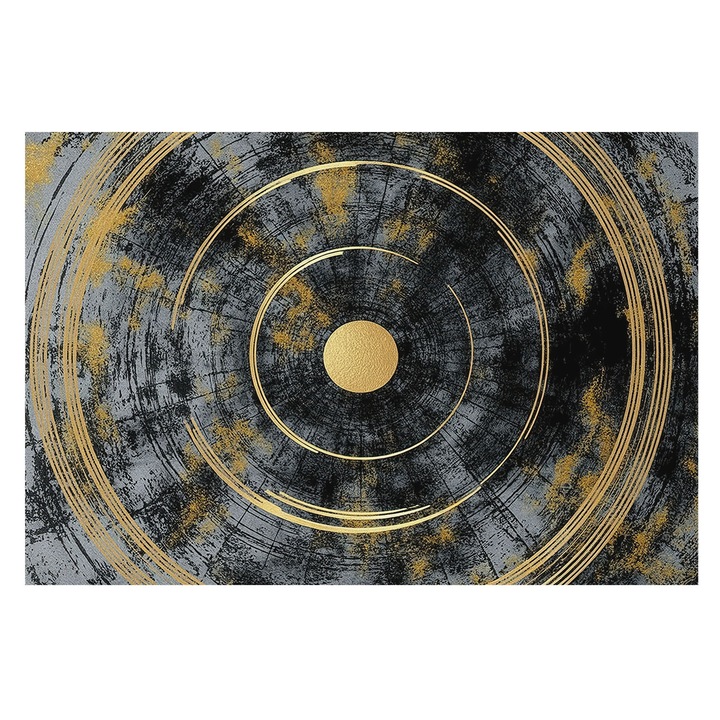 Tapéta Falra, Tulup, Kozmikus dinamika, Fekete, 104 x 70 cm, Vlies, Hálószobába, Konyhába, 010100060020000285111