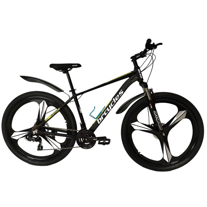 Bicicleta MTB 29″ BR Tornado A2904, cadru Aluminiu ROTI Magnesium 21 viteze, cu Shimano, Negru