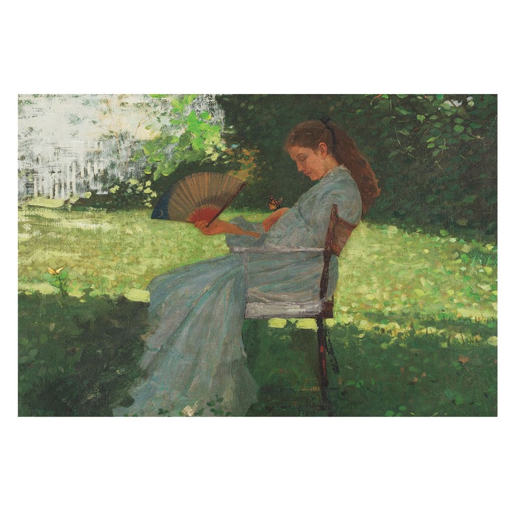 Tapéta Vlies Fali Dekoráció, Tulup, Nyári harmónia, Zöld, 104 x 70 cm, Nem Szőtt, Klasszikus, 010100060020000285586