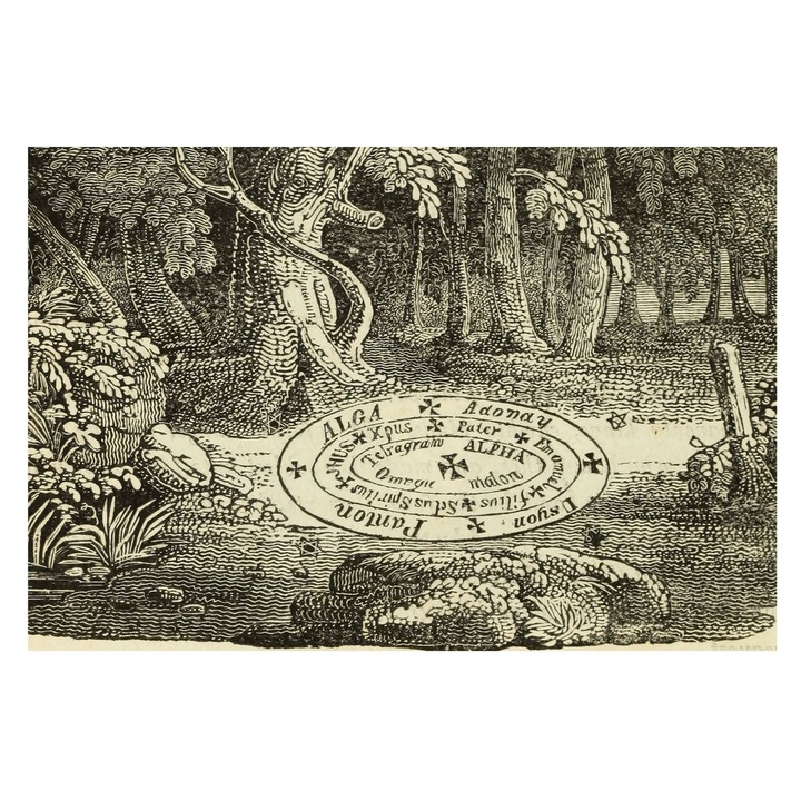 Fotótapéta Falra, Tulup, Bűvös kör, Fekete és fehér, 104 x 70 cm, Vlies, Stílusos, 010100060020000285622