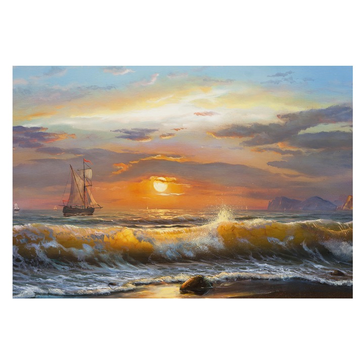 Fotótapéta Falra, Tulup, Tengeri panoráma, Kék, 152 x 104 cm, Nem Szőtt, Öko, 010100060030000018550