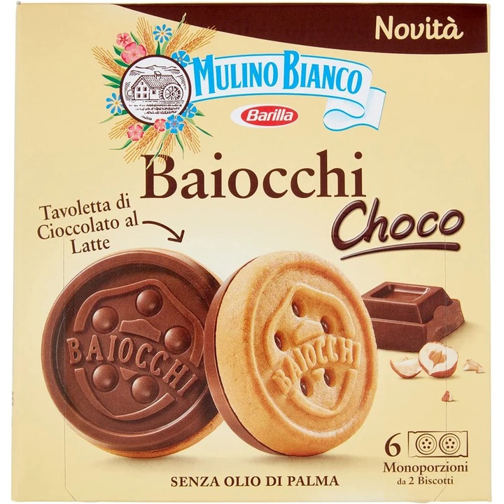 Mulino Bianco Baiocchi Choco 144g