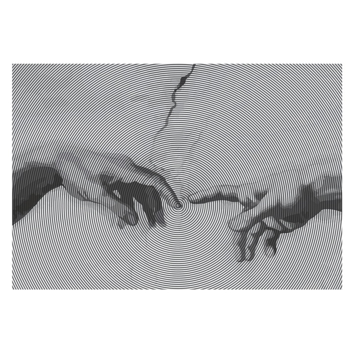 Tapet Vinil De Perete, Tulup, Maini hipnotice, Multicolor, 152 x 104 cm, Vlies, Ecologic, 010100060030000285220