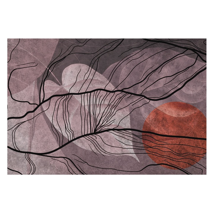 Dekor Tapéta, Tulup, Energetikai absztrakció, Szürke, 152 x 104 cm, Nem Szőtt, Klasszikus, 010100060030000284908