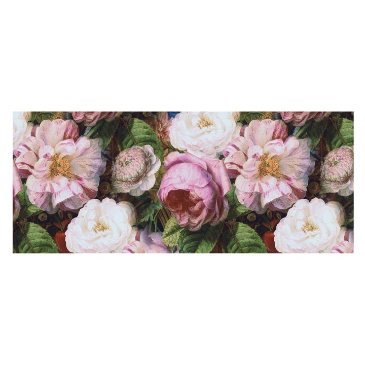 Rola Tapet Vinil De Perete, Tulup, Eleganta florala, Roz, 250 x 104 cm, Pentru Dormitor, Culoare Intensa, 010100060050000013365