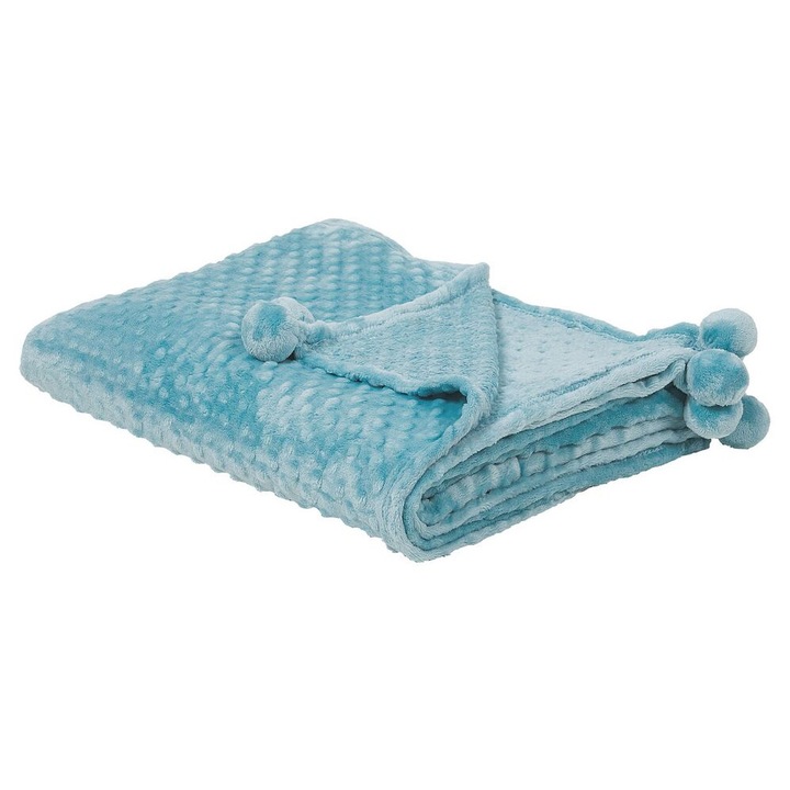 Patura Samur 150 x 200 cm Albastru deschis