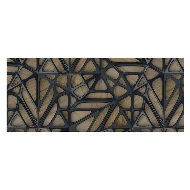 Fotótapéta Falra, Tulup, Fa háló, Bézs, 250 x 104 cm, Vlies, Hálószobába, Konyhába, 010100060050000056571