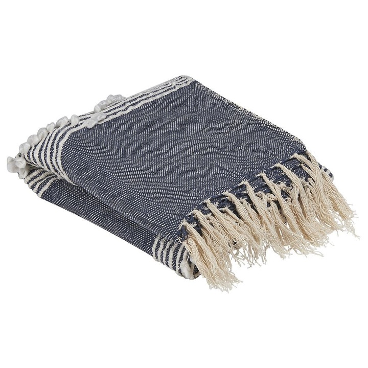 Patura Nemli 130 x 150 cm Albastru inchis