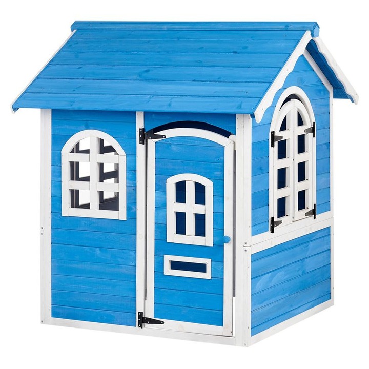 Casuta de gradina pentru copii Kokkoni Lemn Albastru