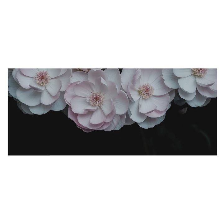 Tapet Vlies Pentru Perete, Tulup, Un buchet delicat, Alb, 250 x 104 cm, Vlies, Elegant, 010100060050000284965