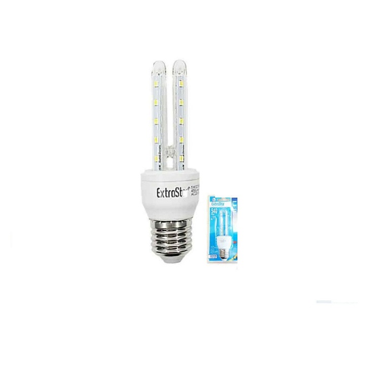 Bec LED economic în formă de U pentru porumb, dimensiune selectabilă E27 6W (44W) până la 14W (94) 540lm - ambalaj de 1 bucată - 6W