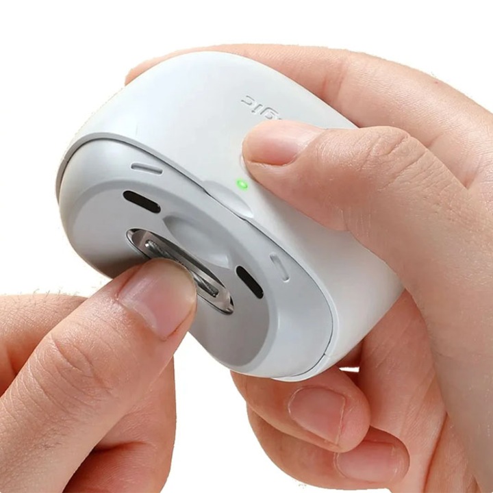 ProClip elektromos körömvágó, biztonságos és automatikus, LED világítással, infravörös érzékelővel, hulladékgyűjtővel, USB-ről tölthető