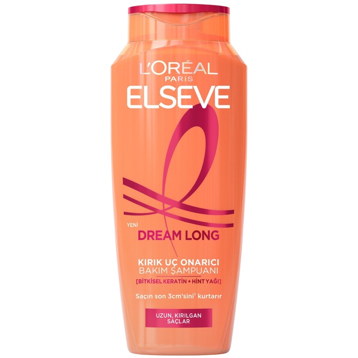Sampon reconstructiv L'Oreal Paris Elseve Dream Long, pentru par lung deteriorat, 300ml
