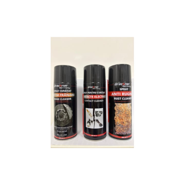 Пакет спрей за кола 3 бр. 400 мл - препарат за размразяване, електрически контакти, почистване на спирачни дискове