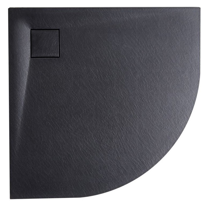 Cadita de dus Paron 90 x 90 x 3 cm Negru