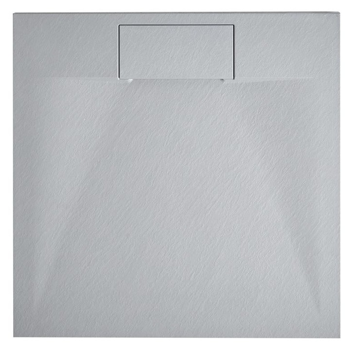 Cadita de dus Azzurro 90 x 90 x 3 cm Gri