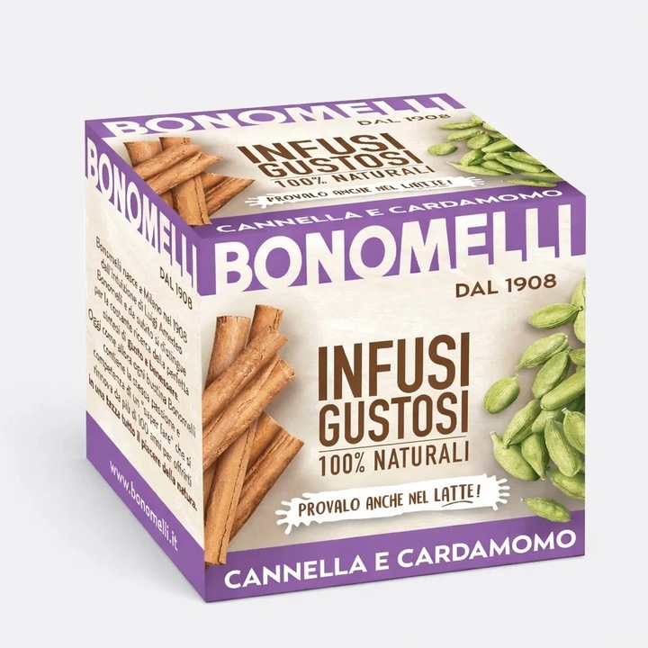 Ceai Infuzie de Scortisoara si Cardamom Bonomelli 20g