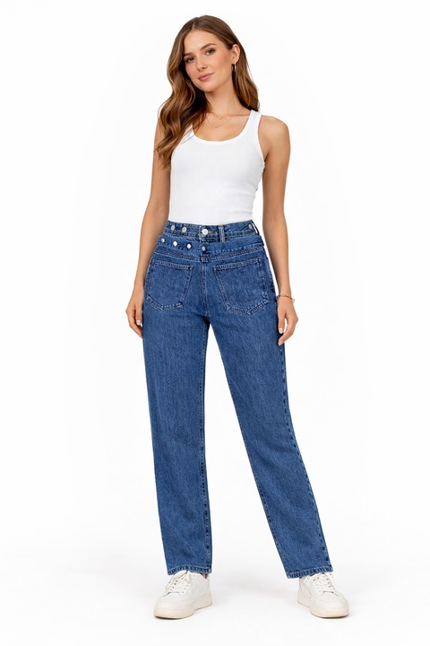 Blugi de damă Diesel 8001631 16121-54, Shane Oliver Backwards Jeans, Bumbac, W28, Albastru