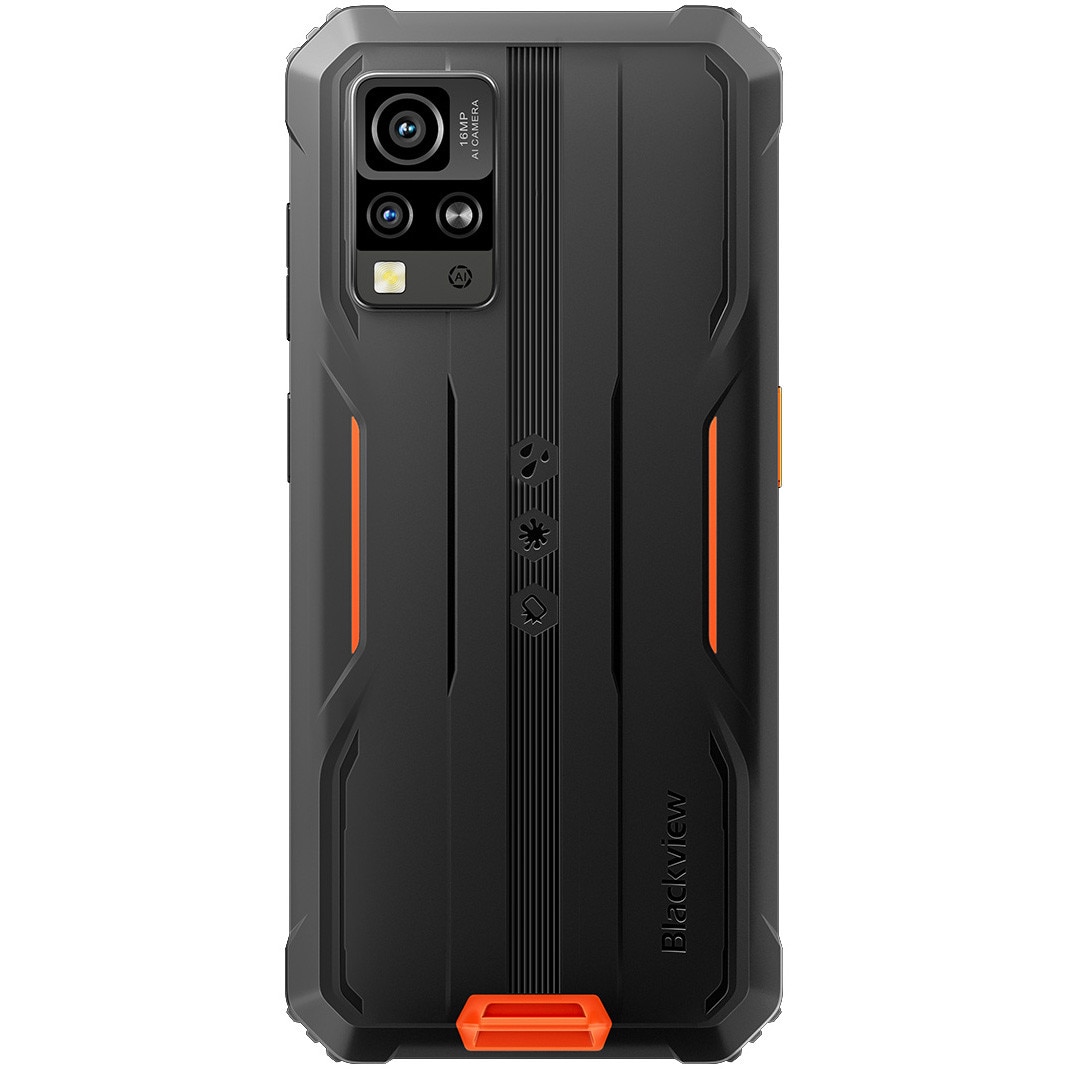 Telefon mobil Blackview Rugged BV 4800 SE, 64GB, 4GB RAM, Orange
