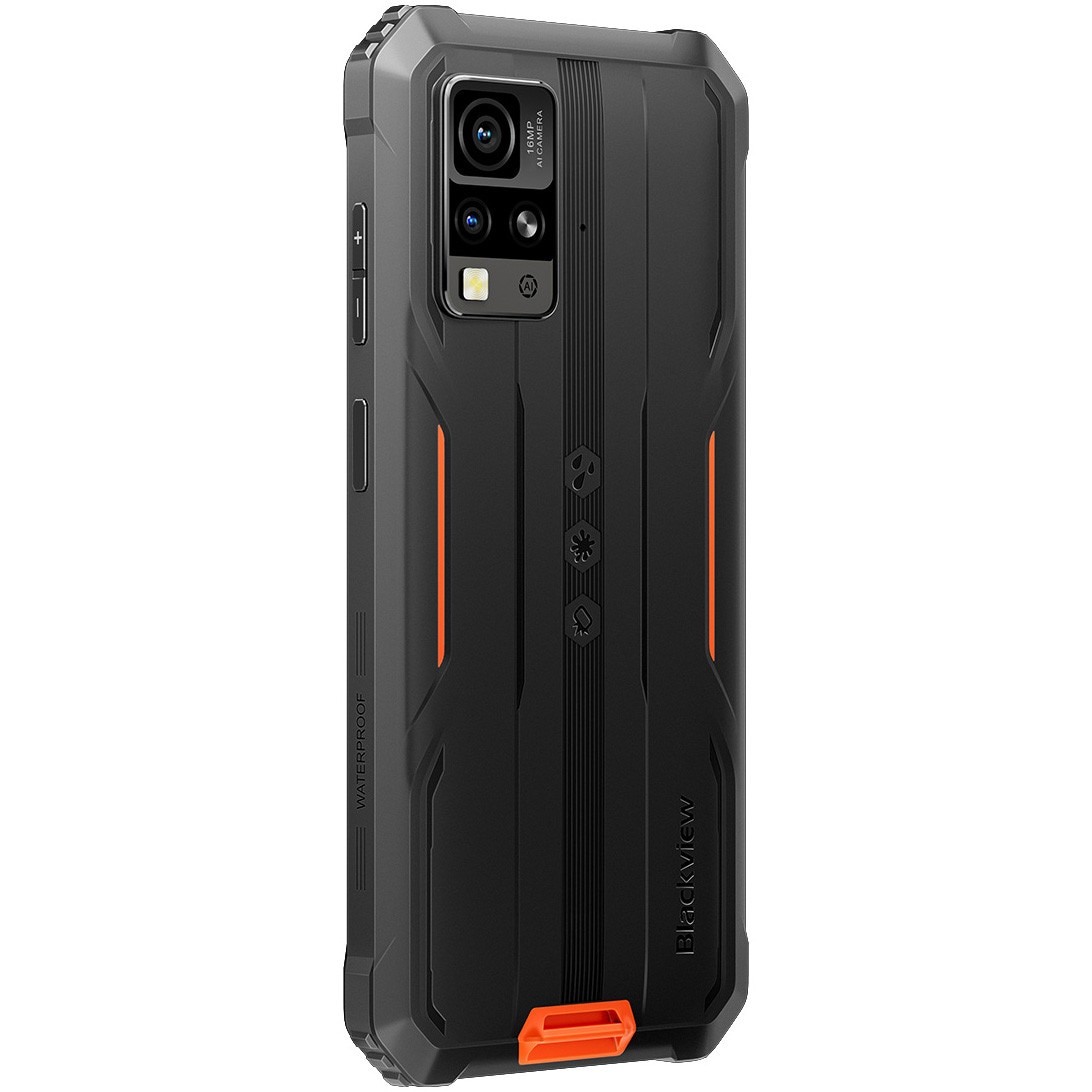 Telefon mobil Blackview Rugged BV 4800 SE, 64GB, 4GB RAM, Orange