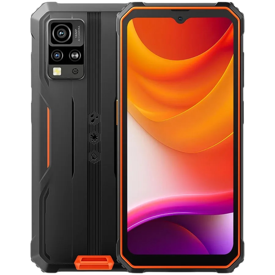 Telefon mobil Blackview Rugged BV 4800 Pro, 128GB, 4GB RAM, Orange