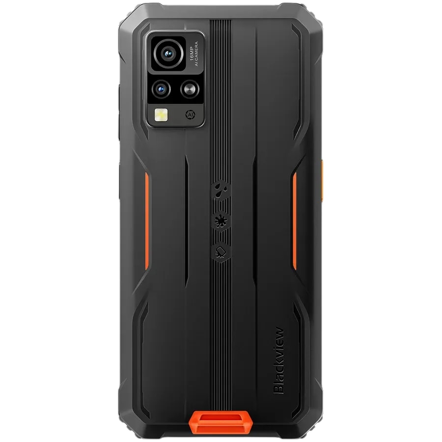 Telefon mobil Blackview Rugged BV 4800 Pro, 128GB, 4GB RAM, Orange