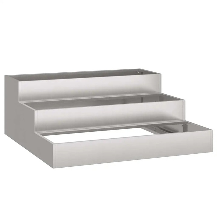 Vaza pentru Gradina vidaXL, Ruginit 90 x 90 x 35 cm