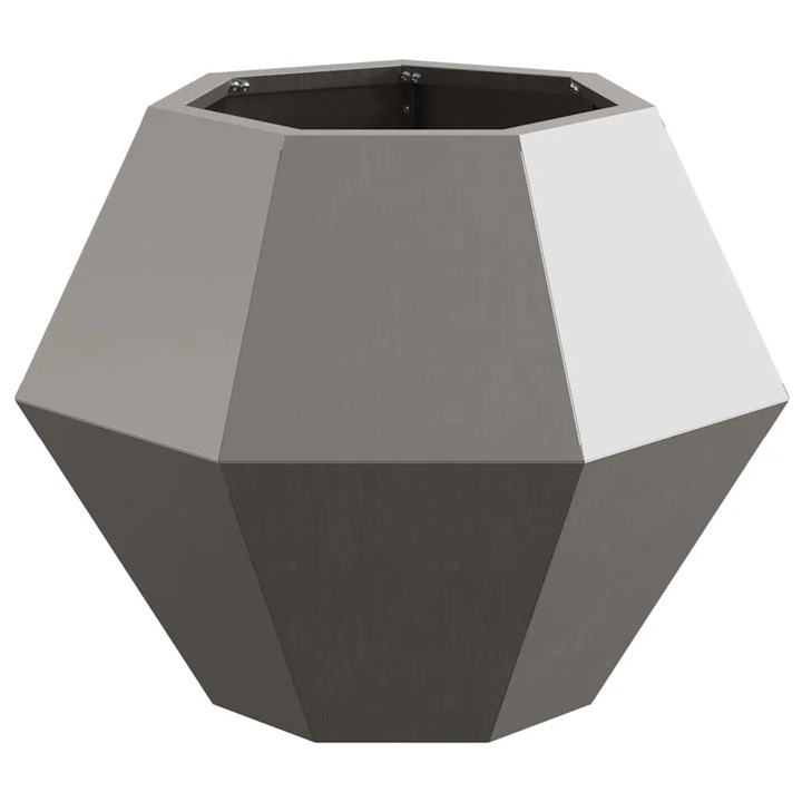 vidaXL Jardiniera Ruginit 50 x 50 x 40 cm Otel rezistent de intemperii