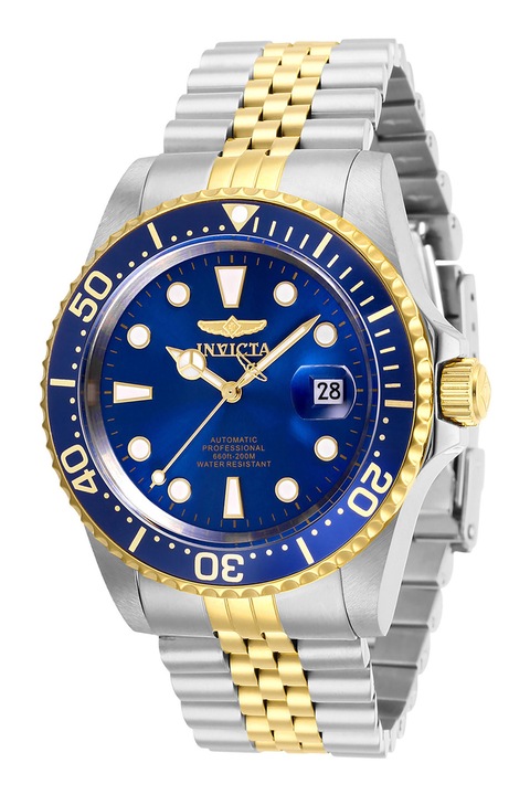Invicta, Двуцветен автоматичен часовник, Сребрист, Златист