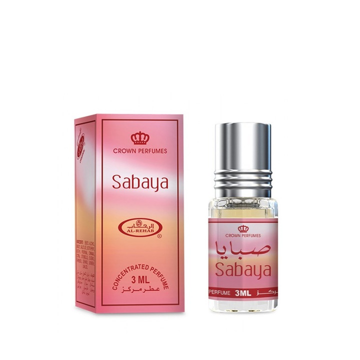 Sabaya Parfüm olajban 3 ml, Al Rehab, virágos, citrusos, sokszínű