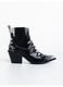 Botine dama negre din piele ecologica Mychal, Negru