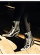 Botine dama negre din piele ecologica Mychal, Negru