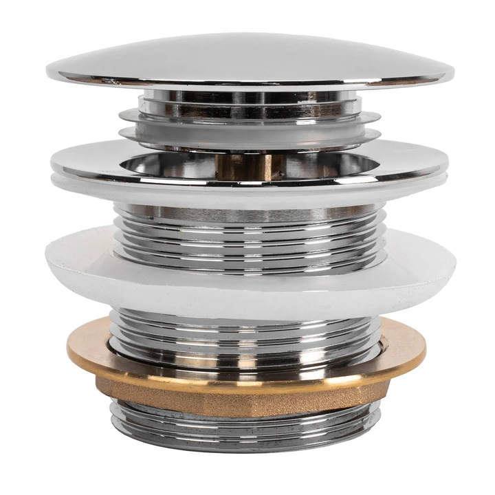 Dop Cada Rea Chrome, mecanism automat, metalic rezistent, crom