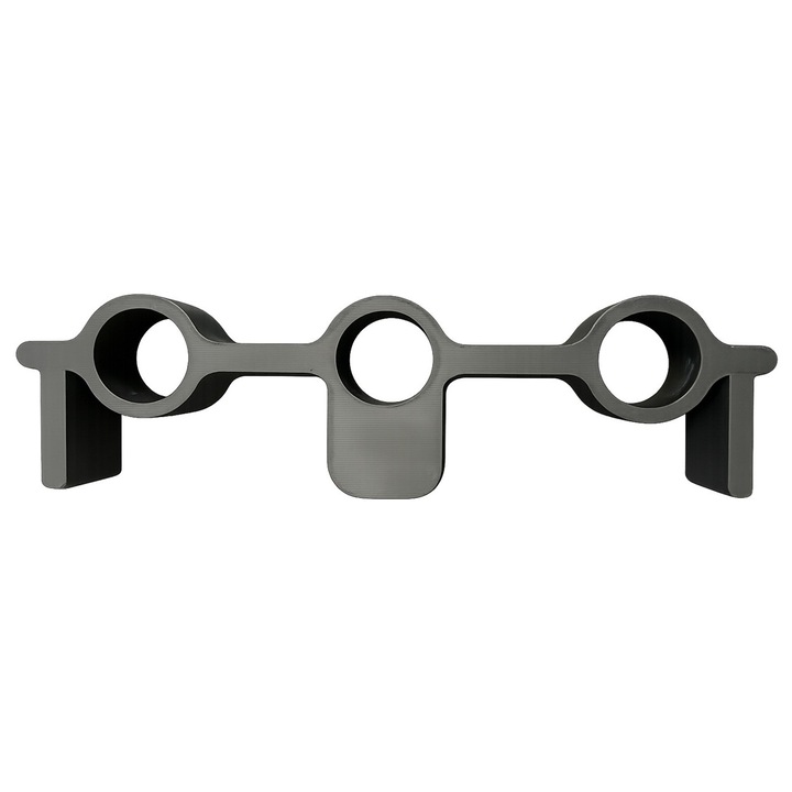 Suport de perete pentru sticle de vin, usor de montat, rezistent, Dual Stax
