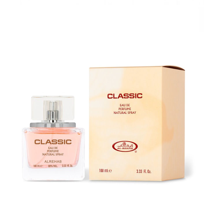 Eau de parfum, Al-Rehab, Classic, 100 ml, citrusos jegyek, rózsa
