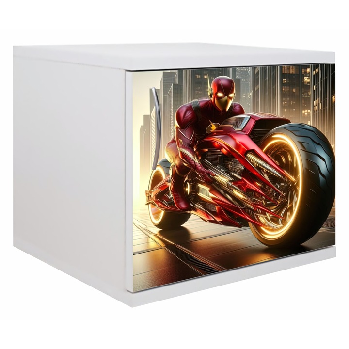 Нощно шкафче Patolino Flash, 1 чекмедже, многоцветно, 40x40x45см