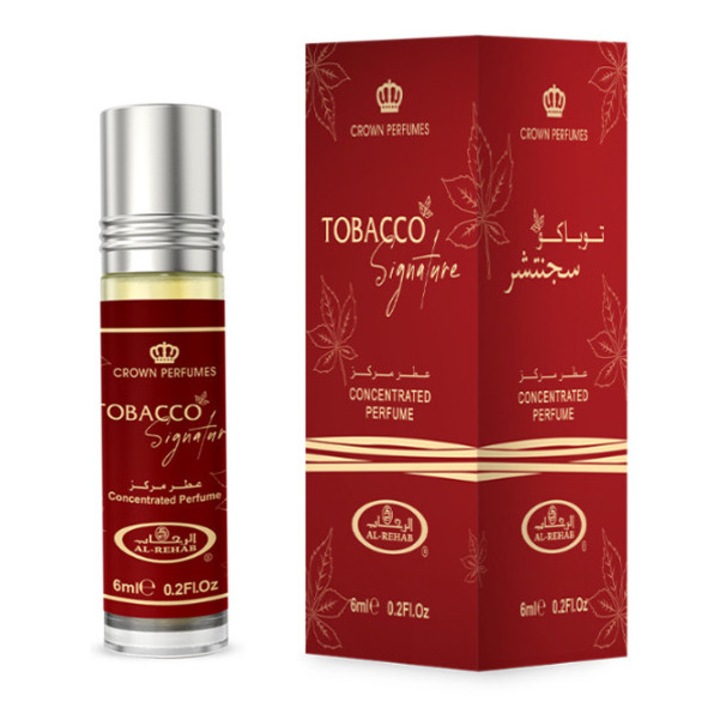 Tobacco Signature parfümolaj, Al-Rehab, 6 ml, dohány és vanília jegyek, unisex