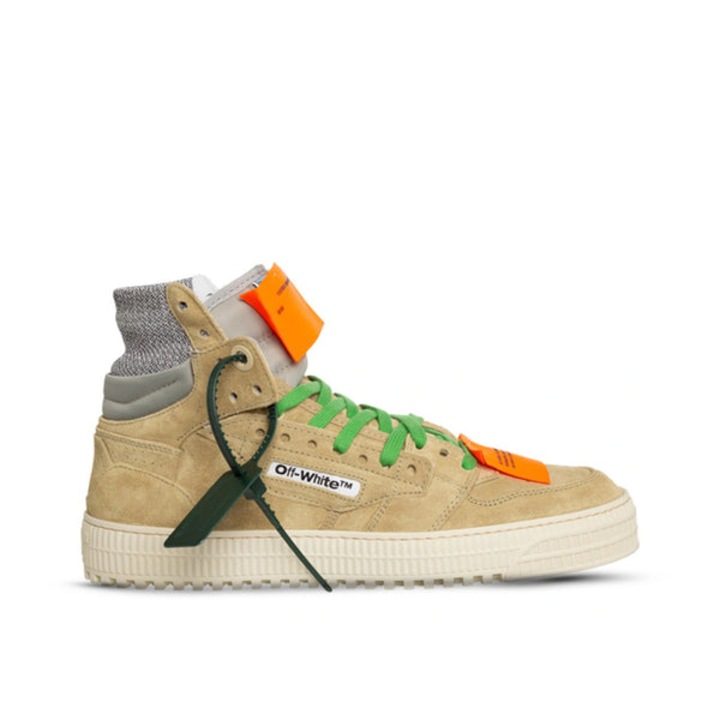 Pantofi sport Off White Off-Court 3.0, piele naturală, maro, 41 EU, set limitat