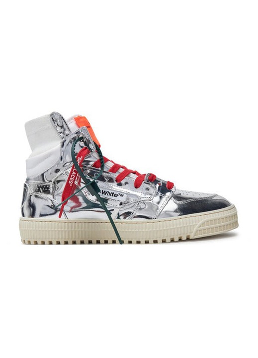 Pantofi Sport Off White Off-Court 3.0, Silver Grey, 44 EU, piele naturala, piele ecologica